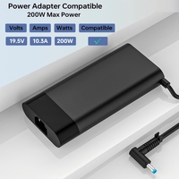 Chargeur pour ordinateur portable 200W 19.5V 10.3A pour HP Omen Pavilion 15 Victus 16 Gaming ZBook 17 G5 G6 835888-001 L00818-850 Adaptateur secteur