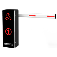 DC automatique NFC RFID voiture kiosque système de guidage de stationnement gestion de lot reconnaissance de plaque d'immatriculation flèche barrière porte métal