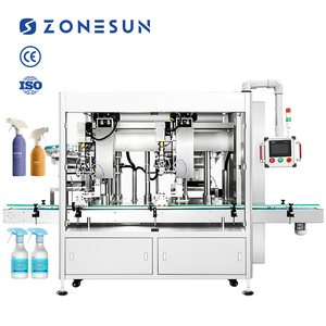 ZONESUN ZS-VTXG3 Máquina Tapadora Automática de Doble Cabezal para Tapas de Bomba Pulverizadora y Tapas de Rosca de Botellas de Limpieza Doméstica - Product Image 1