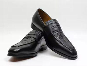 Nouvelles chaussures pour hommes de luxe et à la mode, chaussures décontractées respirantes, chaussures en cuir pour hommes conçues et fabriquées à la main - Product Image 2