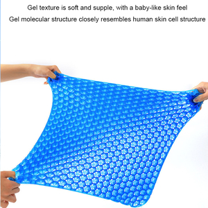 <span class=keywords><strong>Cuscino</strong></span> <span class=keywords><strong>ortopedico</strong></span> antiscivolo per sedile dell'uovo con rivestimento in Gel di raffreddamento quadrato in Silicone - Product Image 3