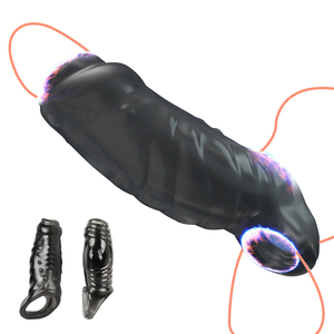 페니스 확대 슬리브 남성 포피 링 음경 확대 트레이너 지연 사정 섹스 토이 남성용 성인용품 - Product Image 1