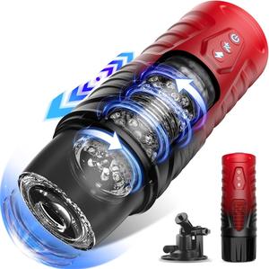 Juguete Sexual Masculino Automático, Eléctrico e Impermeable, con 7 Modos de Empuje y Rotación, Copa Masturbadora con Múltiples Estimulaciones para Hombres - Product Image 3