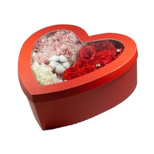 New Style Customized Luxury Heart Flower <b>Bouquet</b> Gift <b>Boxes</b> for Flowers <b>Bouquets</b> - Product Image 1