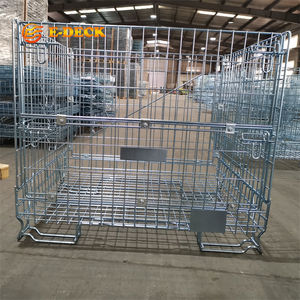 Taşıma Depolama İstiflenebilir Yer Tasarruflu Galvanizli Çelik Şarap Şişesi Depolama Kafesi - Product Image 2