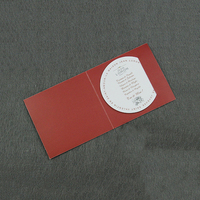 Bouchon anti-goutte imprimé avec insert de carte personnalisé, information sur la marque et code QR