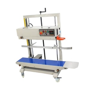 Machine de scellage verticale automatique continue en acier inoxydable pour grandes pochettes, emballages alimentaires en film plastique et scellage de feuilles métalliques - Product Image 5