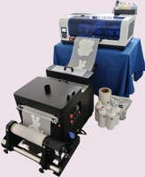 Impresora de Inyección de Tinta DTF Automática de Grado Industrial A3+ XP600 con Máquina de Agitación de Polvo, Impresión de Alta Velocidad a 13 m/h, Nueva