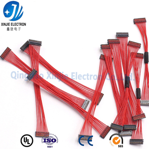 उल प्रमाणित कस्टम माइक्रो पिच वायर हार्नेस, सटीक इलेक्ट्रॉनिक्स के लिए माइक्रो कनेक्टर के साथ लाल अल्ट्रा-फाइन वायरिंग असेंबली - Product Image 3