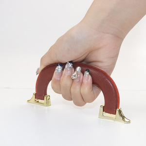 Poignées en cuir et plastique pour sac, facile à transporter, imperméable, résistant à l'usure, couleur unie, minimalisme urbain, été 2023 - Product Image 1