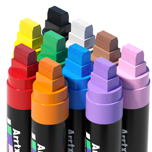 <span class=keywords><strong>Arrtx</strong></span> 10 Classic Colors AACM-0515 15mm Acrylique Jumbo Marker 25g Encre Sku:AR1100123 - Product Image 1
