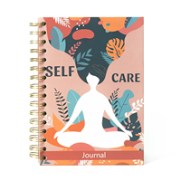 Diario de Autocuidado con Impresión Personalizada, Set de Manualidades con Cristales, Cuaderno de Manifestación Inspiradora, Diario de Afirmaciones, Cartón
