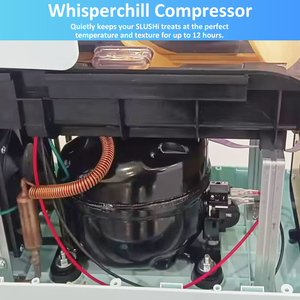 Compact Ice Machine 1.8L Frozen Beverage <b>Maker</b> Countertop Slushy Blender Self Cleaning <b>Portable</b> 5 PROGRAMS 1 CUSTOM and 6 TEMPER - Product Image 4