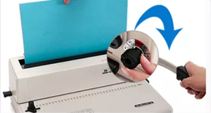DX-W15 conception populaire A4 papier peigne manuel machine à relier livre classeur pour équipement de bureau - Product Image 5