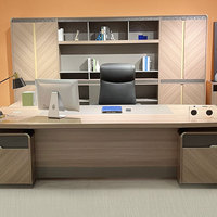 Table de bureau, bureau d'ordinateur de bureau, bureau de luxe, bureau de luxe