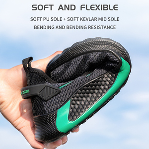 Hanagal - Zapatillas de Seguridad Personalizadas para Hombre, Antideslizantes, con Puntera de Acero, Fáciles de Poner, Ligeras y Cómodas - Product Image 5