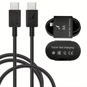 8A USB C-C Super Fast <b>Cable</b> USB C to C Fast <b>Charging</b> Data <b>Cable</b> for S20 Note10 N20 S21 S22 S23 S24 - Product Image 1