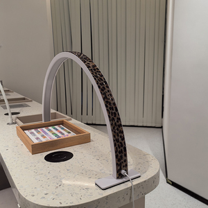 Art Led Light Gel <strong>Lamp</strong> Nail Machine for Salon Manicure Nail <strong>Lamp</strong> Manicure <strong>Leopard</strong> Print Rhinestone Half Moon Nail Table <strong>Lamp</strong> - Product Image 6