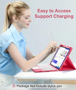 Étui Clavier Sans Fil pour Apple <span class=keywords><strong>iPad</strong></span> 11 2025 <span class=keywords><strong>Air</strong></span> 13 Pro 10e 11e Génération <span class=keywords><strong>avec</strong></span> Touches Rétroéclairées Pavé Tactile et Emplacement pour <span class=keywords><strong>Stylet</strong></span> - Product Image 5