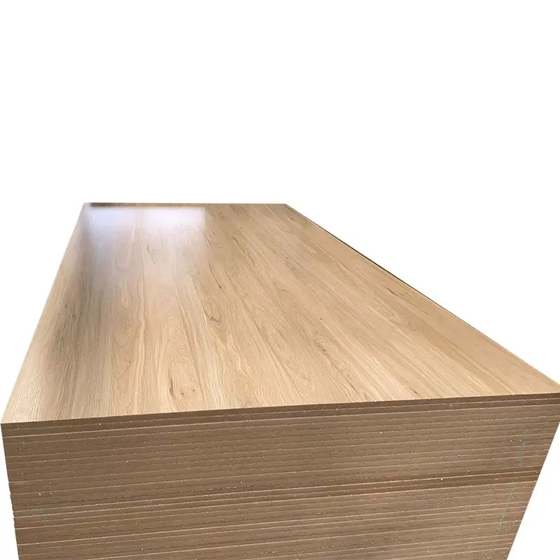 18mm 4x8 MDF mit Melamin folie Melamin laminierte MDF-Platte für Möbel und Küchen schrank