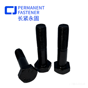 Bulloni esagonali 10.9S ad alta resistenza con finitura ossido nero per strutture in acciaio GB/T 1231-2024 Set completo con una dado e due rondelle - Product Image 2