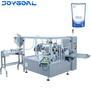 Automatische Doypack-Auslaufbeutel-Füll maschine Fruchtsaft presse Limettenorange-Zitronen füllung