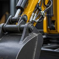 Mini-excavatrice compacte sur chenilles de 1,8 tonne SY16C avec moteur Yanmar, moteur hydraulique et pompe pour la construction