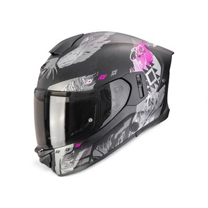 Casco Integrale Scorpion Exo 530 Air Grigio Nero Rosa M in Policarbonato per Sport e Touring con AirFit Pinlock MaxVision - Product Image 1