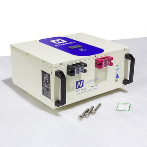 Batterie murale de stockage d'énergie 25,6 V 100 Ah 5 kWh au lithium pour système de stockage d'énergie solaire - Product Image 1