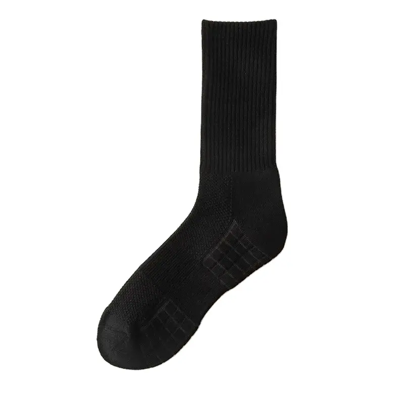 Atacado toalha inferior engrossado respirável antiderrapante correndo meias personalizadas Mens basquete meias atléticas