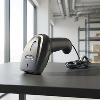 Lecteur de codes-barres CCD portable filaire USB 1D de haute qualité à prix abordable pour paiement mobile en entrepôt et supermarché