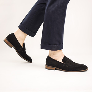 Chaussures mocassins grandes tailles pour hommes, mode britannique, chaussures décontractées pour hommes, chaussures en cuir véritable, chaussures en <span class=keywords><strong>daim</strong></span> - Product Image 6