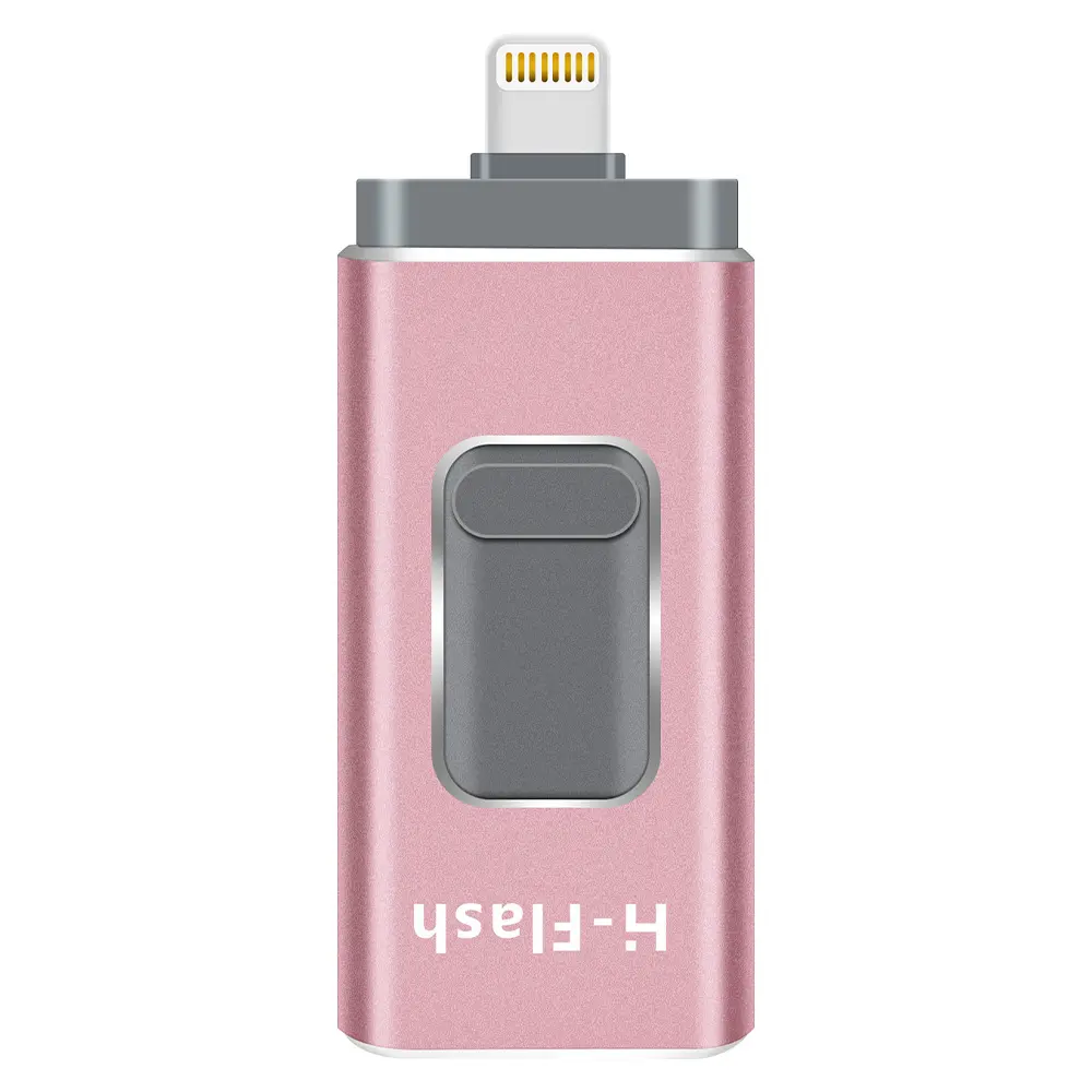 공장 공급 로즈 핑크 키 스토리지 32GB 64GB 128GB 256GB 512GB OTG 플래시 모바일 U 디스크 USB 유형 C 드라이버