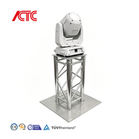 Tour de truss d'éclairage DJ portable et pliable en alliage d'aluminium avec conception modulaire pour événements intérieurs et mariages