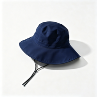 Topi Pantai Lebar Dua Sisi UPF50+ dengan Tali Dagu, Bernapas, Perlindungan UV, Cocok untuk Musim Panas, Aktivitas Luar Ruangan, Memancing, Unisex