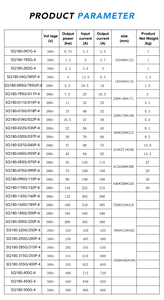 อุปกรณ์ควบคุมความเร็วคอมเพรสเซอร์ SQ180 สำหรับโครงการปรับปรุง ระบบควบคุมแรงดันไฟฟ้า 380V สามเฟส ความถี่สำหรับโครงการปรับปรุง SQ - Product Image 6