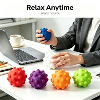 Logo personnalisé en silicone pour Fidget Ball OEM, motif cube 3D, jouet anti-stress à presser pour adultes