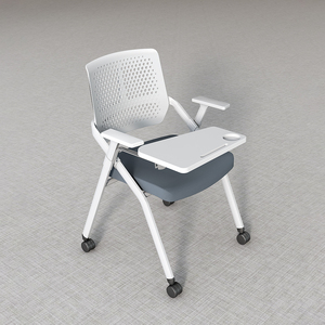 Silla de Conferencia Plegable Moderna con Estructura Metálica de Malla, Económica y al por Mayor, para Salas de Reuniones y Centros de Capacitación - Product Image 1