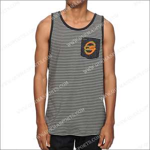 Camiseta sin mangas con logotipo personalizado para hombre, ropa deportiva masculina de alta calidad con etiqueta privada - Product Image 2