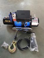 Treuil électrique de récupération 4x4 2000lbs 12v avec câble en acier pour le tirage