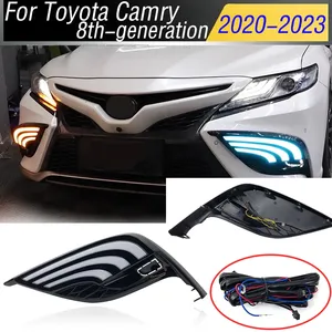 Led Fog Lights DRL Daylights for 8th Gen 2021 2022 2023 Fog lamp <b>illumination</b> Daytime Running Lamp modify body kit - Product Image 1