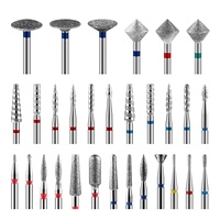 Foret à ongles diamanté de qualité supérieure, 32 styles, compact, pour retirer les cuticules, outil de manucure professionnel portable