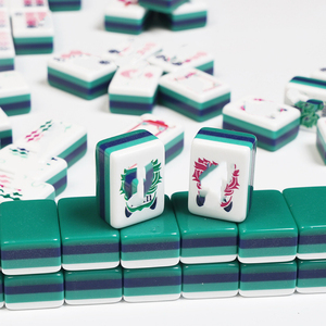 Mahjong américain <span class=keywords><strong>en</strong></span> acrylique vert clair <span class=keywords><strong>de</strong></span> style moderne, modèle Vancor 173, <span class=keywords><strong>4</strong></span> joueurs, personnalisé, superposé, vente chaude - Product Image 2