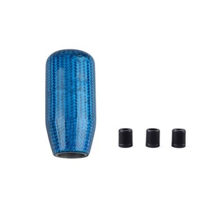 Carbon Fiber Gear <b>Shift</b> <b>Knob</b> Blue Lightweight For Car Modification D1566 - Product Image 1