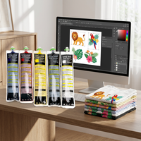 Encre textile DTG de haute qualité 700 ml, poche d'encre blanche CMYK pour imprimante DTG Brother GTX-422 GTX-423 GTX-424, fabricant