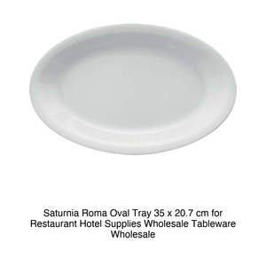 Plat de service ovale Roma 35 × 20,7 cm Saturnia - Product Image 2