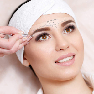 Henna สติกเกอร์เขียนคิ้วขนาดเล็ก,เครื่องมือสำหรับวัดคิ้วให้รูปใบหน้าได้ทุกแบบ - Product Image 5