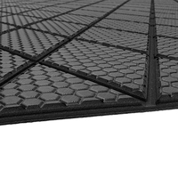 Tapis de bateau en mousse EVA en caoutchouc pour revêtement de sol personnalisé avec motif hexagonal Melors CNC