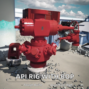 Core Components for Petroleum Equipment Twin Ram BOP Workover <strong>Rig</strong> Wellhead Devices Forging Drilling Equipment for Well Drilling - Product Image 3