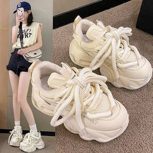 Zapatos Deportivos Casuales de Plataforma para Mujer, a la Moda, Primavera-Otoño 2025, Diseño de Red Pequeña, Súper Populares, Talla 26 - Product Image 4